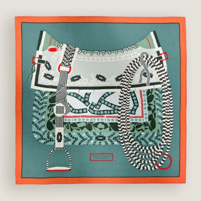 カレジェアン カシミヤシルク 《ガウチョの鞍》 | Hermès